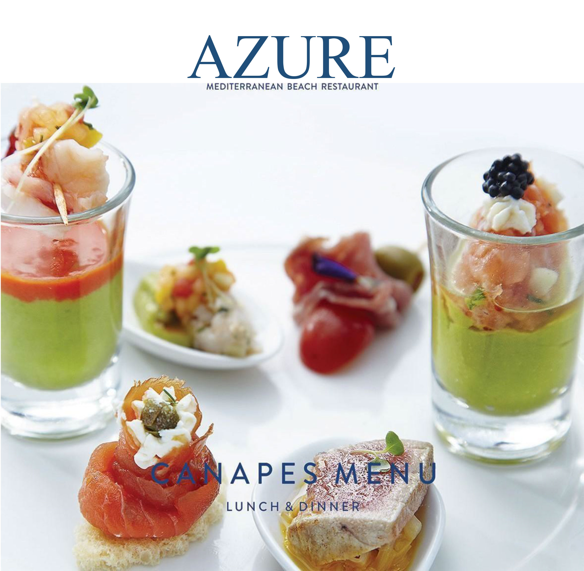 azure beach menu